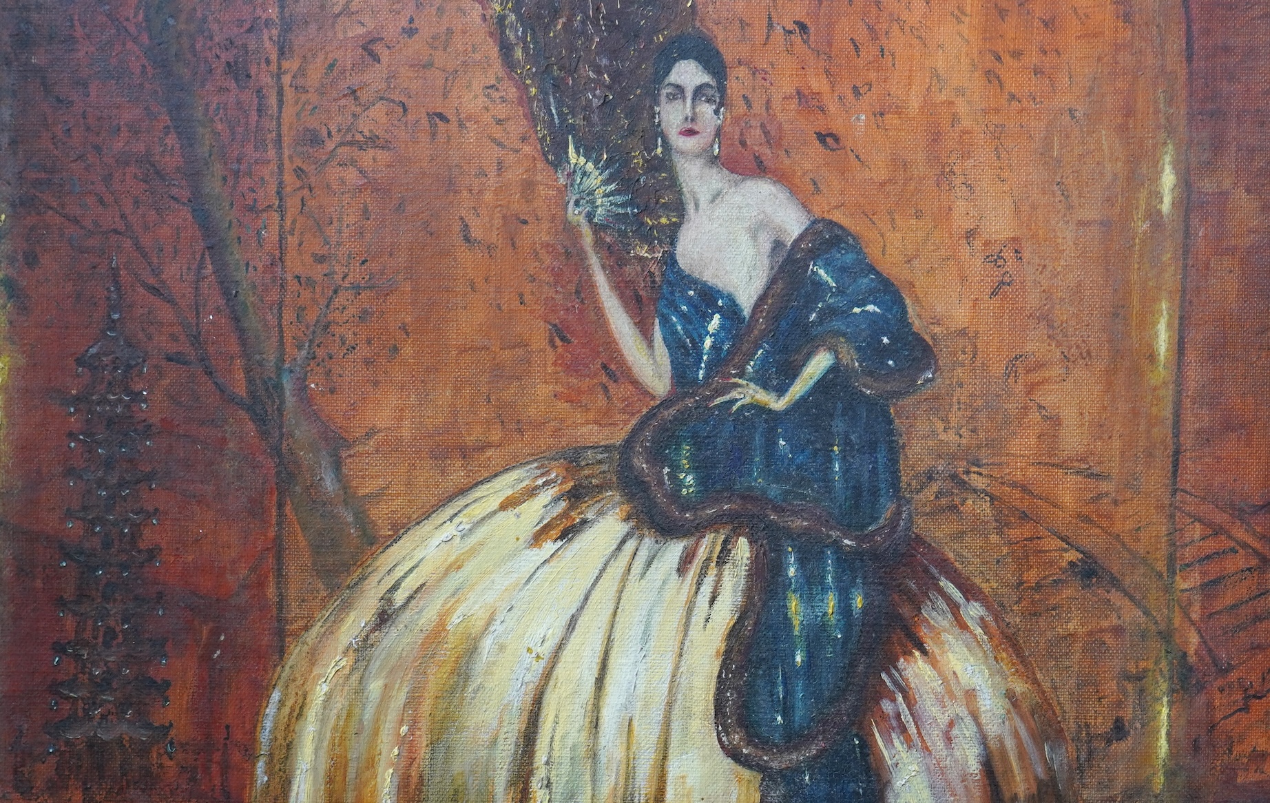 Jean-Gabriel Domergue, French 1889-1962, 'L'élégante'